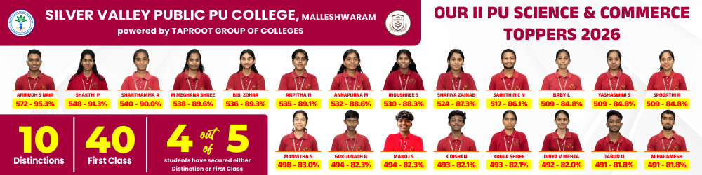 Silver Valley PU College Results